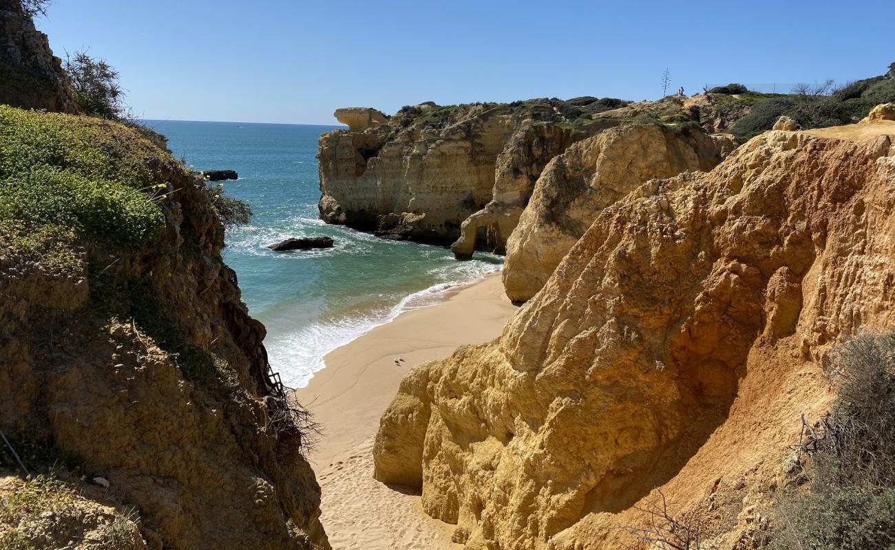 Praia dos Piratas'in fotoğrafı parlak kum yüzey ile