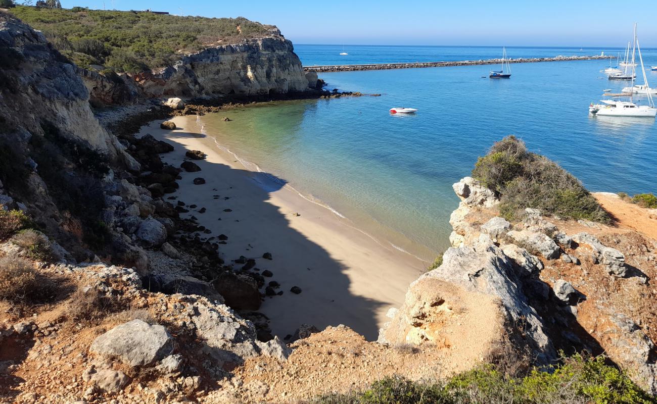 Praia da Infanta'in fotoğrafı parlak kum yüzey ile