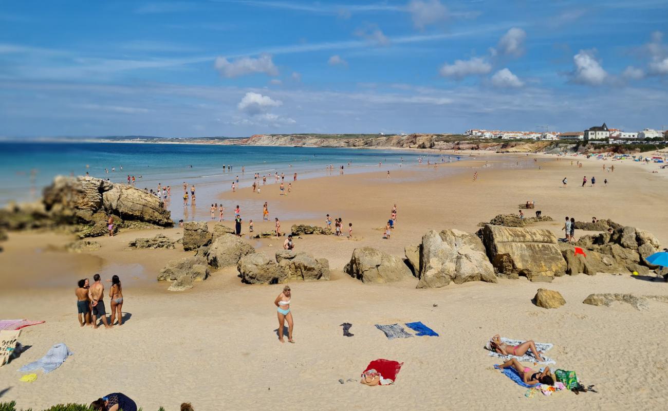 Praia Baleal - Norte'in fotoğrafı açık bej kum yüzey ile