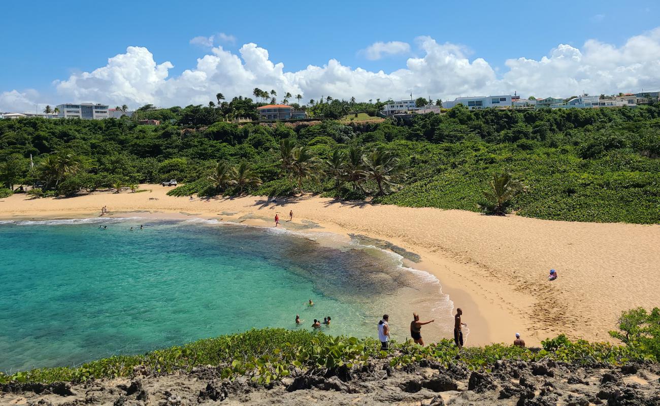 Playa Mar Chiquita'in fotoğrafı parlak kum yüzey ile