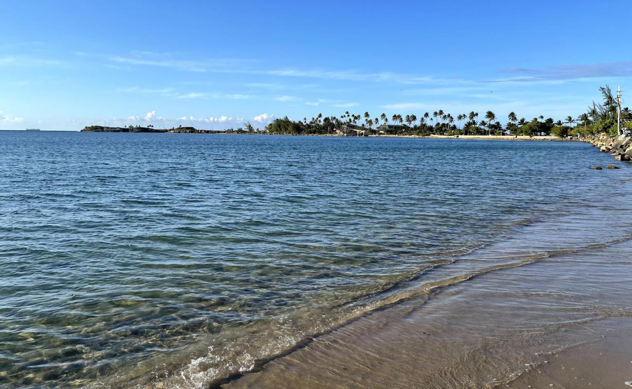 Palo Seco beach North'in fotoğrafı parlak kum yüzey ile