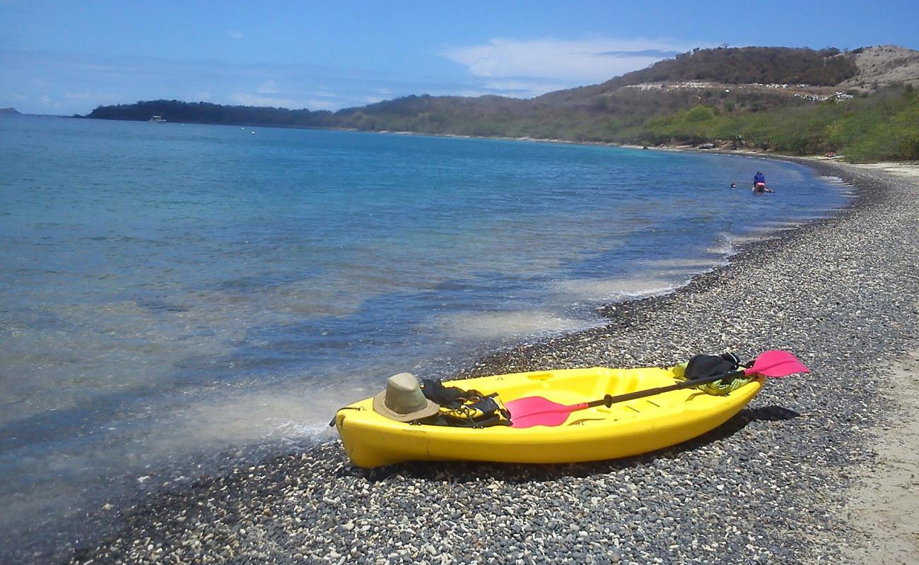 Playa Tamarindo Grande'in fotoğrafı çakıl ile kum yüzey ile