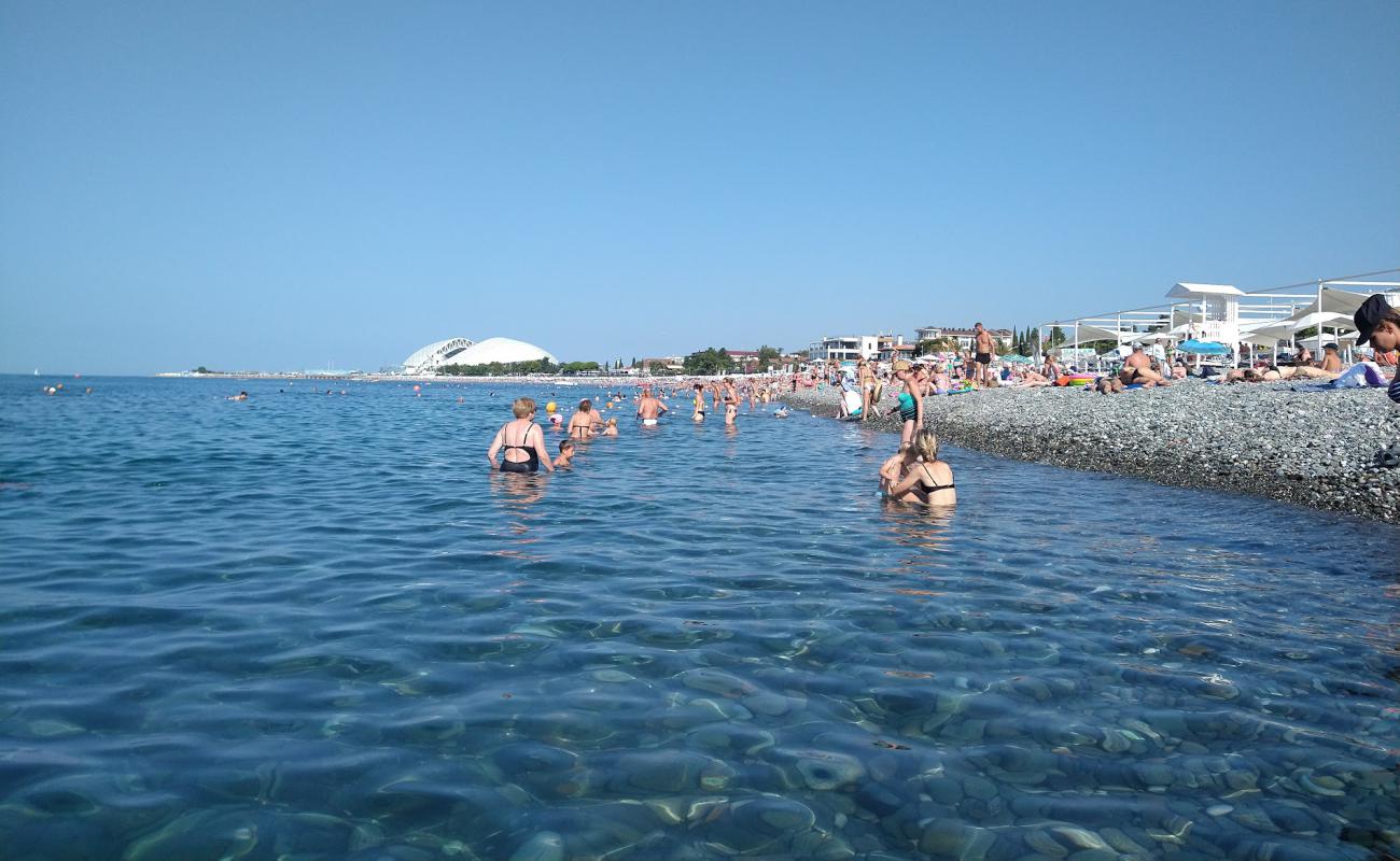 Imereti beach'in fotoğrafı gri çakıl taşı yüzey ile