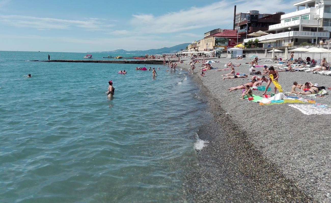 Seagull beach'in fotoğrafı gri çakıl taşı yüzey ile