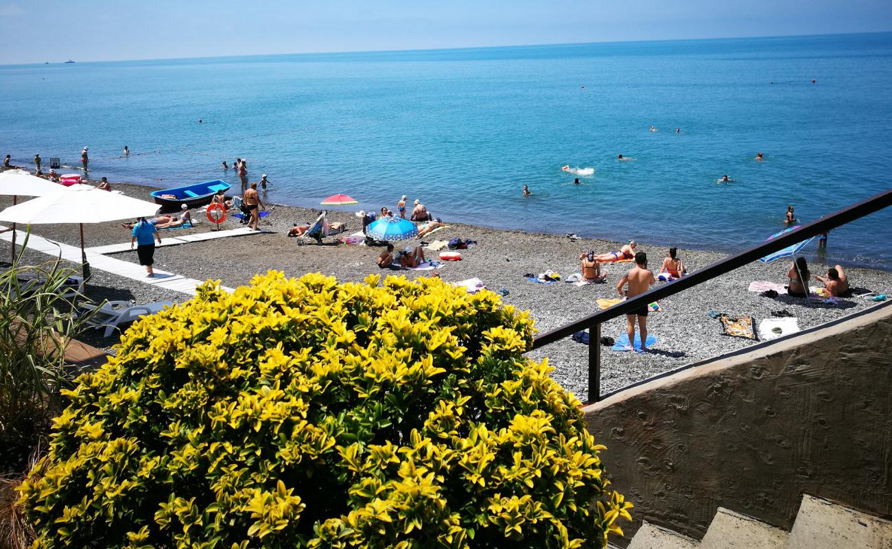 Svetlyachok beach'in fotoğrafı gri çakıl taşı yüzey ile