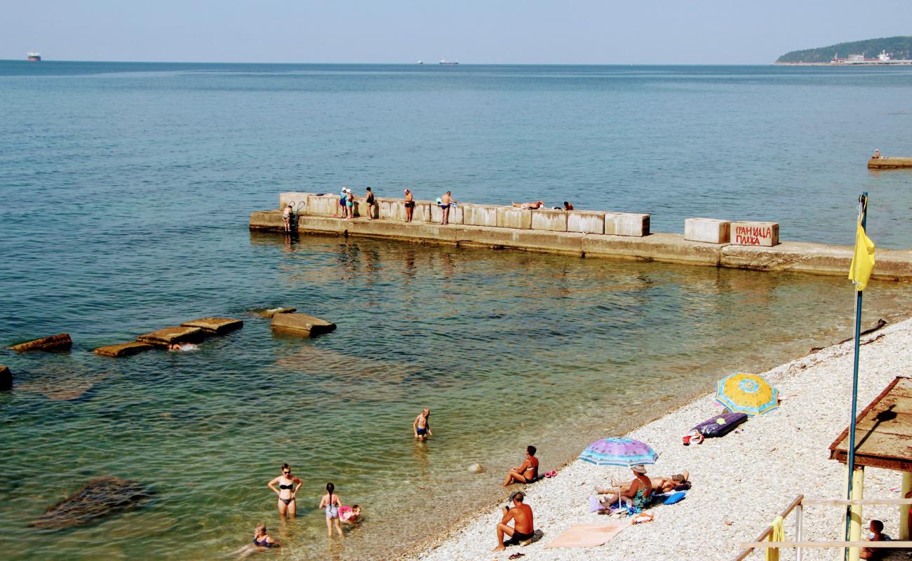 Gizel-Dere beach'in fotoğrafı gri çakıl taşı yüzey ile