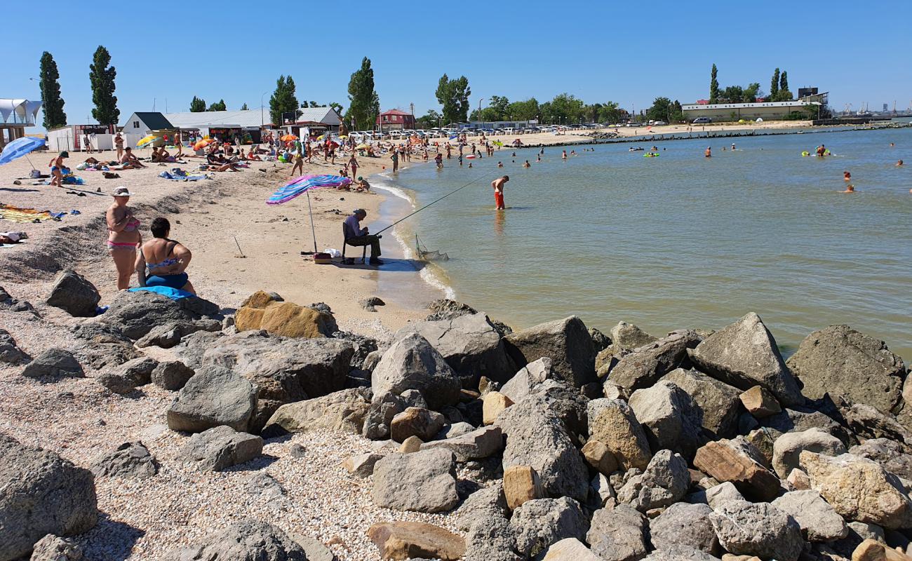 Plyazh Yeysk'in fotoğrafı açık bej kum yüzey ile