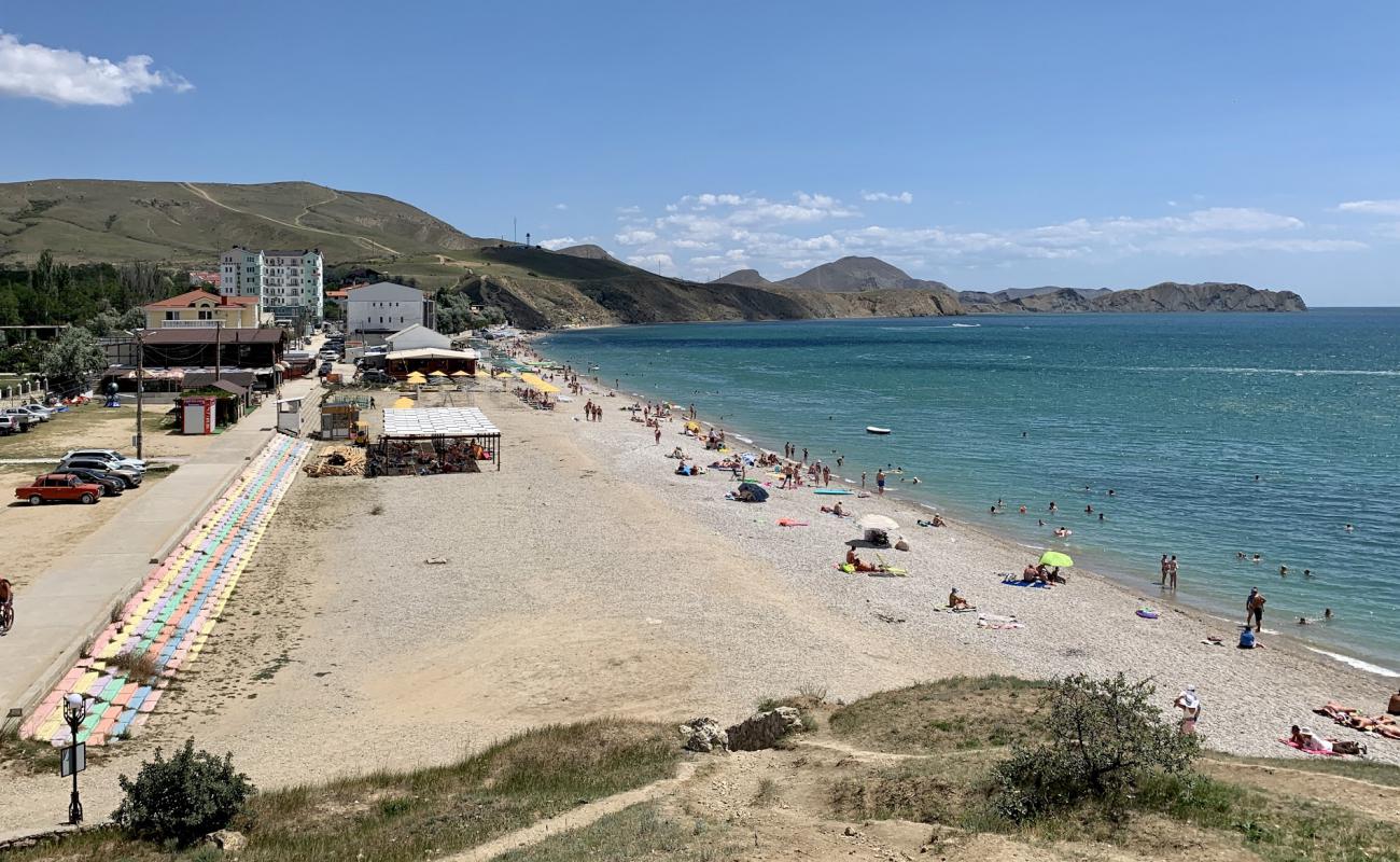 Achisu Beach'in fotoğrafı açık bej kum yüzey ile