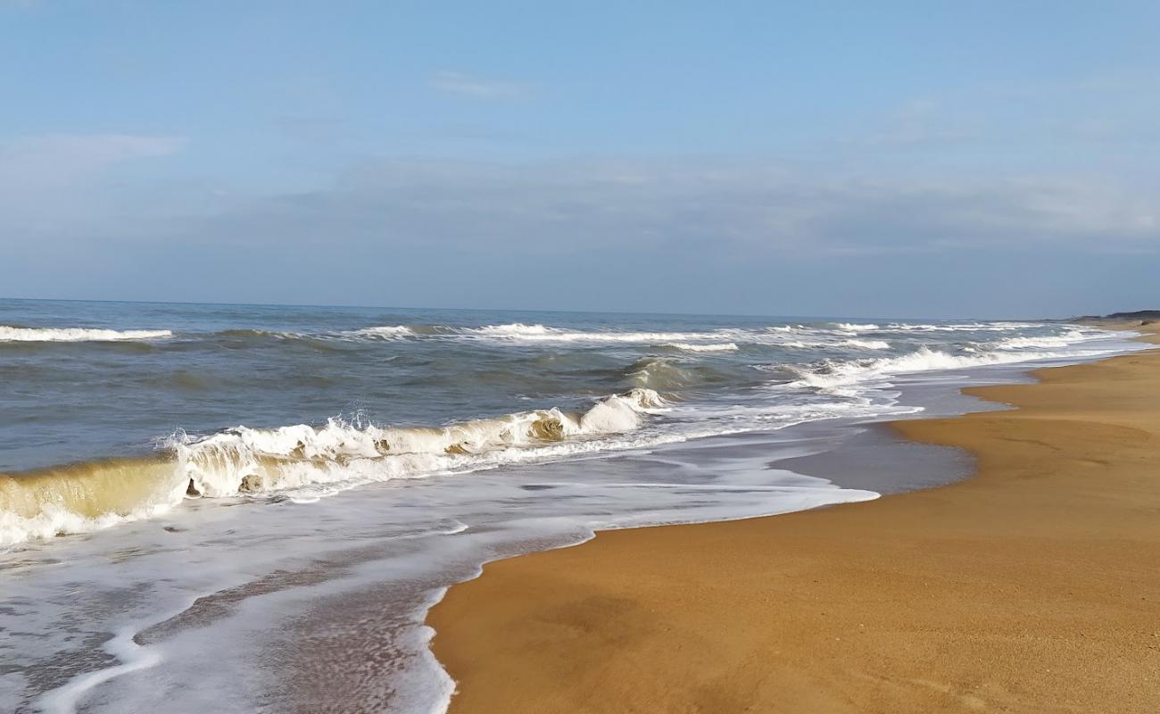 Olimp Beach'in fotoğrafı açık bej kum yüzey ile