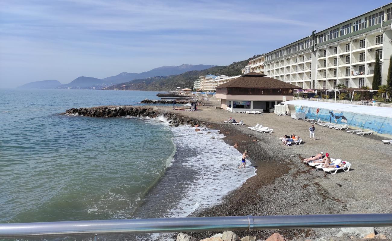 Semydvir'ya beach'in fotoğrafı gri çakıl taşı yüzey ile