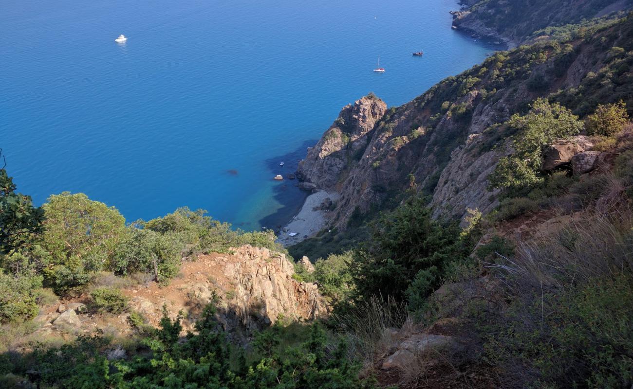 Ayu-Dag wild beach'in fotoğrafı taşlar yüzey ile