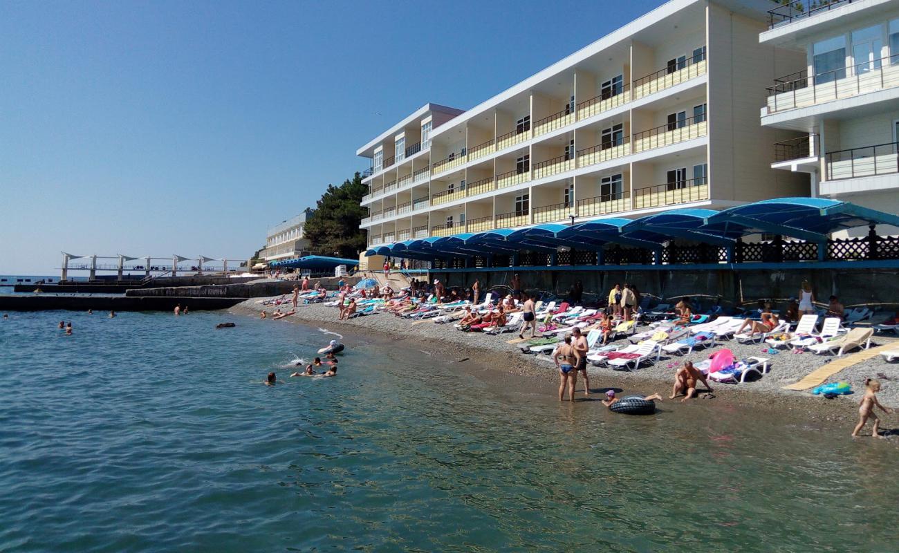 Ay-Danil beach'in fotoğrafı gri ince çakıl taş yüzey ile