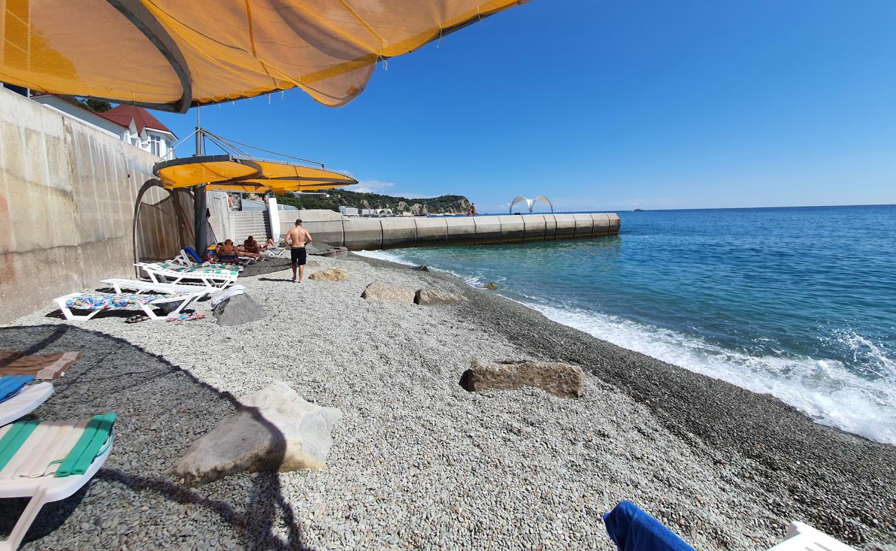 Gaspra beach II'in fotoğrafı gri çakıl taşı yüzey ile