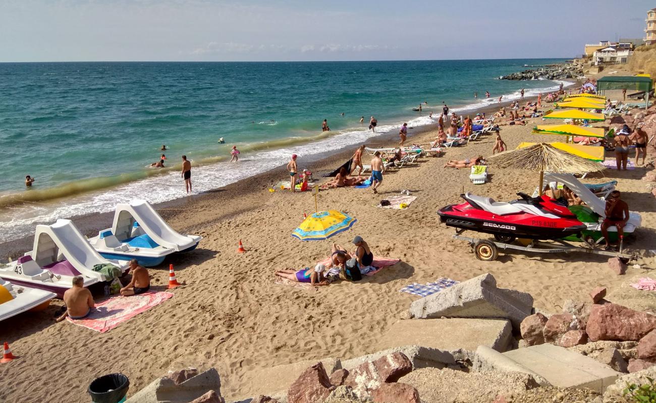 Skif beach'in fotoğrafı gri kum ve çakıl yüzey ile