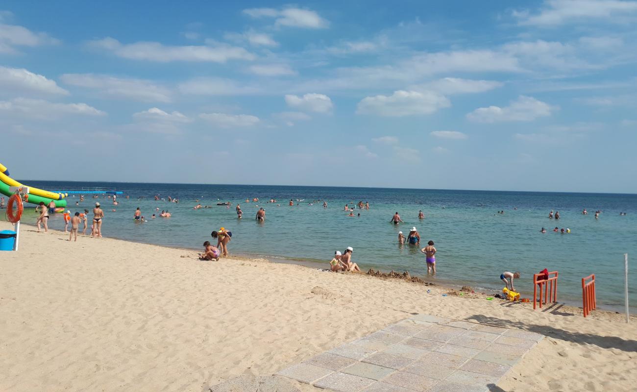 Oren-Crimea beach'in fotoğrafı parlak kum yüzey ile