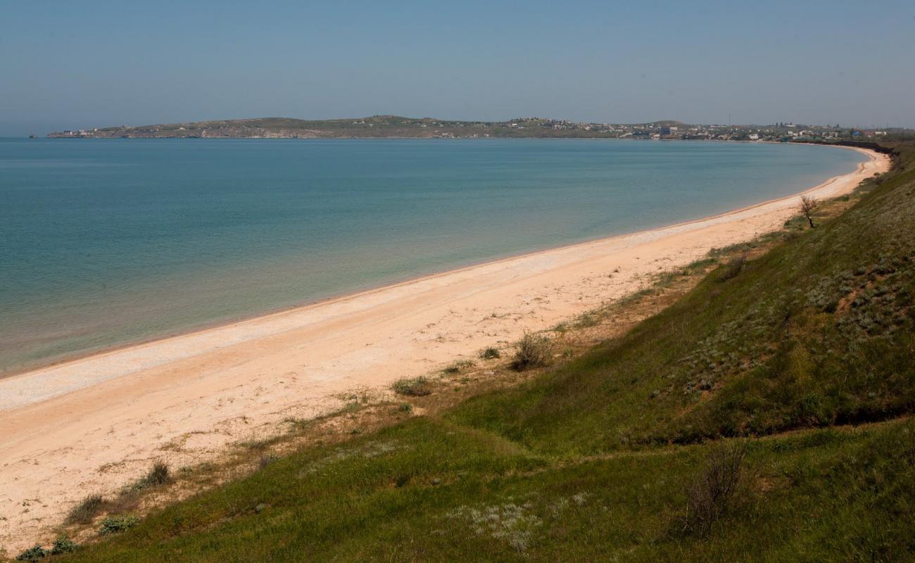 Zavodskoye Beach'in fotoğrafı parlak kabuk kumu yüzey ile