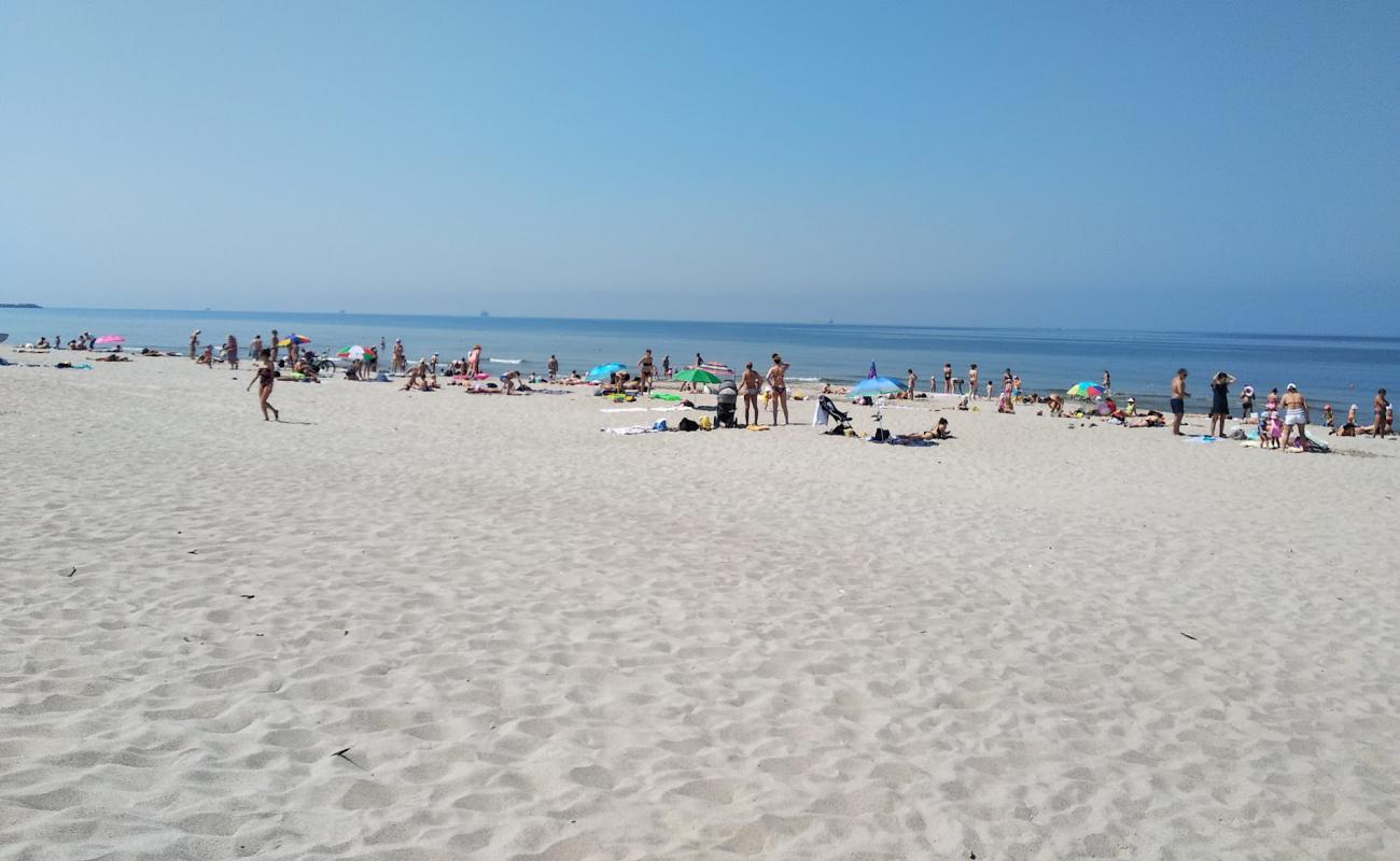 Gorodskoy Plyazh Baltiyska'in fotoğrafı açık bej kum yüzey ile