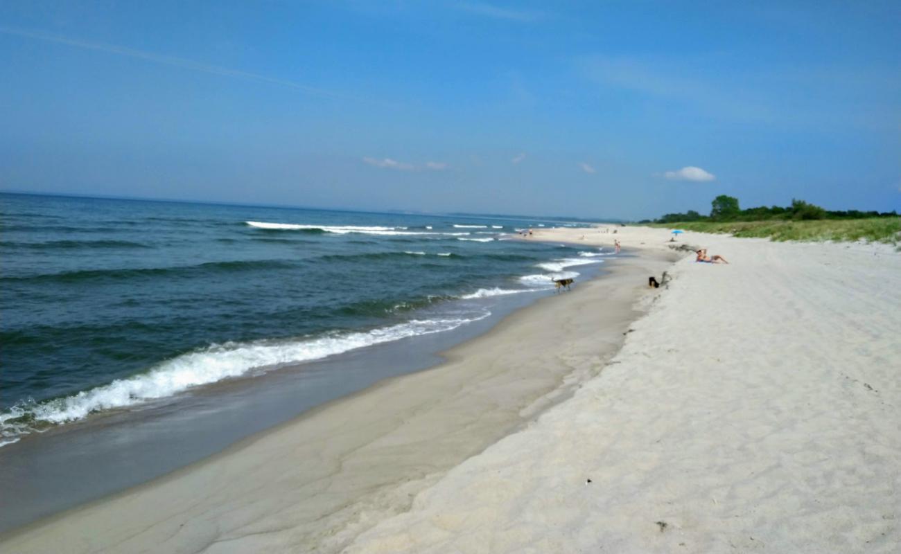 Khmelevka beach'in fotoğrafı parlak kum yüzey ile