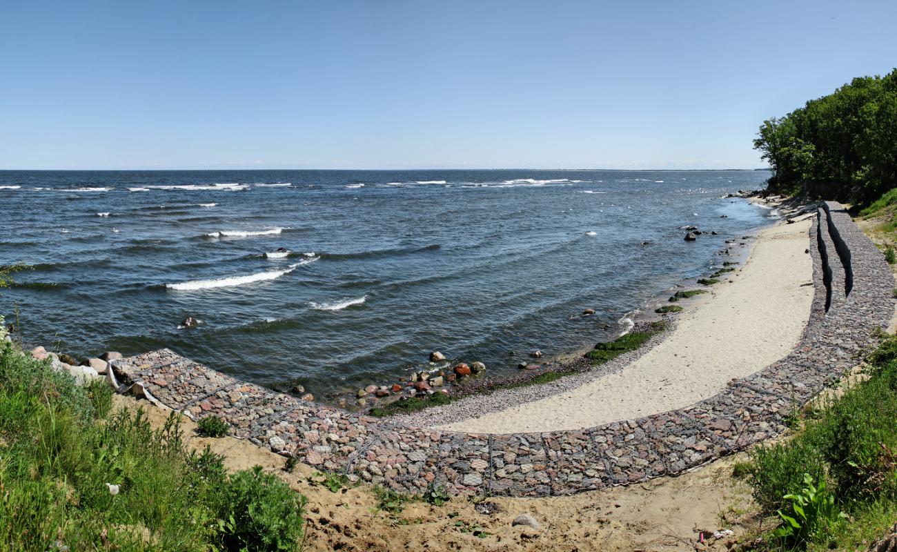 Gvargeiiskiy beach'in fotoğrafı bej kum ve çakıl yüzey ile