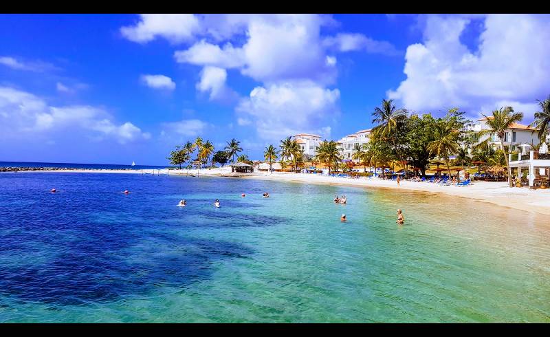 Windjammer beach'in fotoğrafı parlak kum yüzey ile