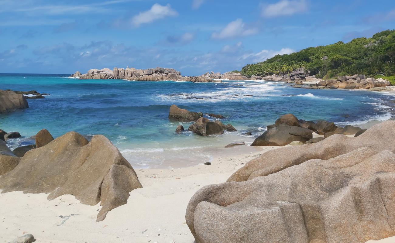 Grand l'Anse Beach'in fotoğrafı parlak kum yüzey ile