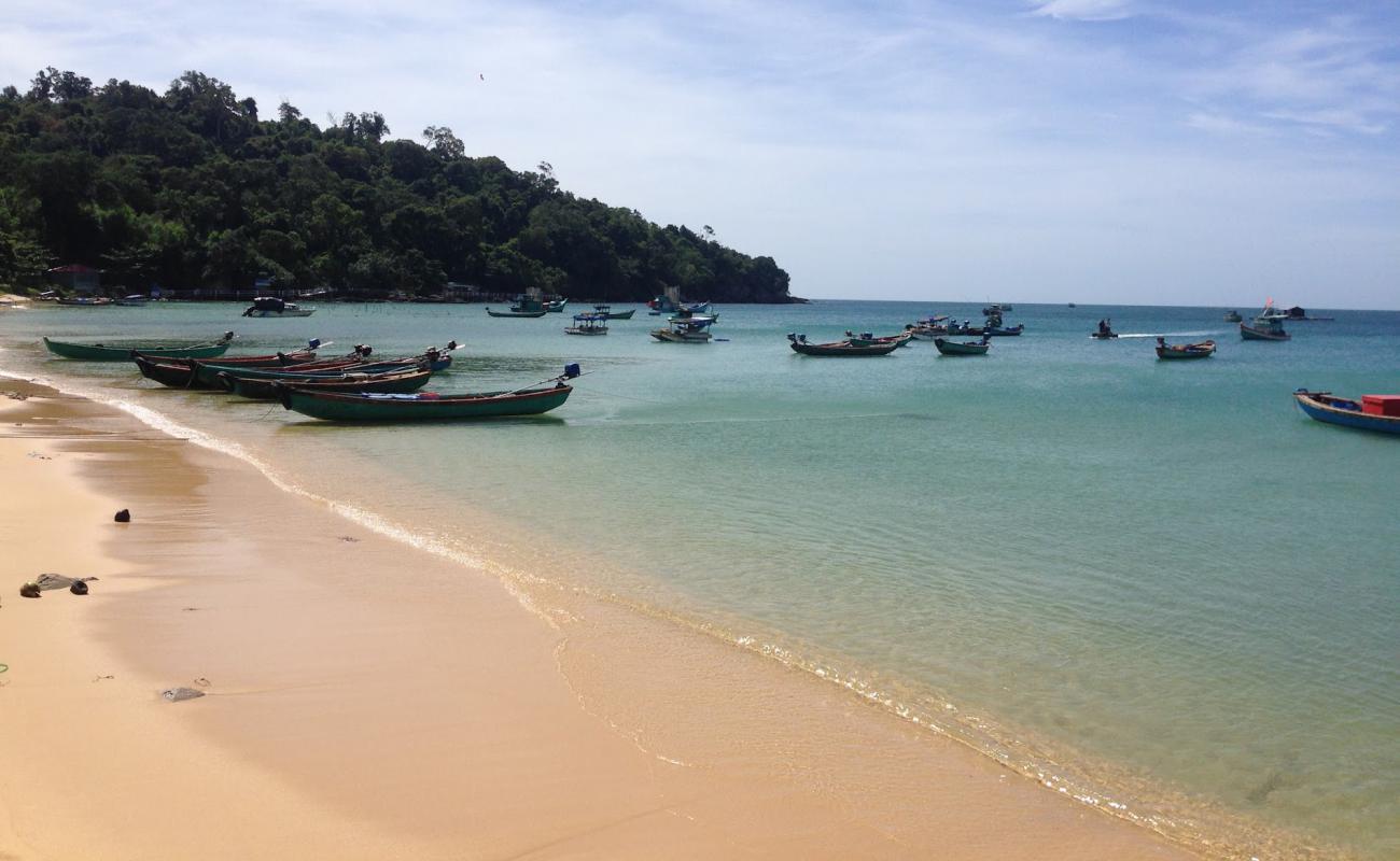 Ganh Dau Beach'in fotoğrafı parlak kum yüzey ile