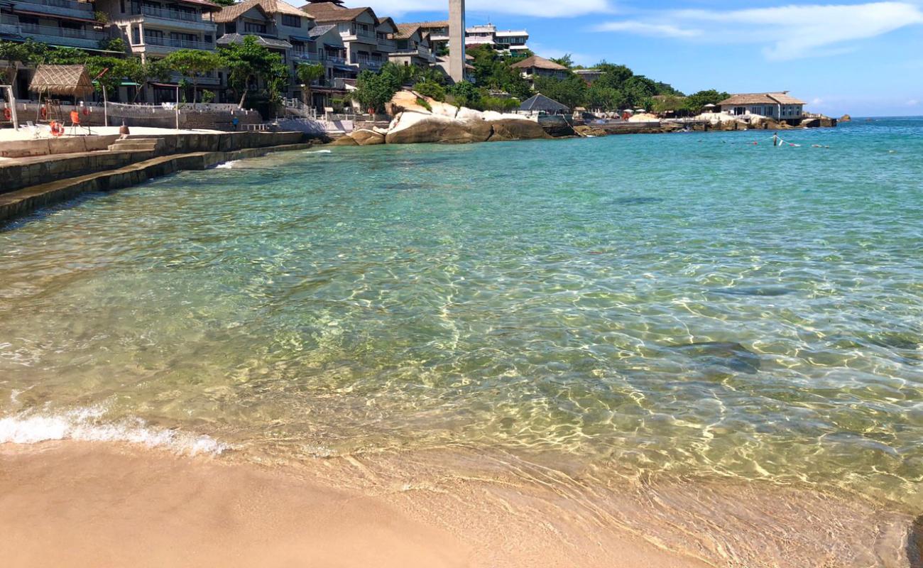 Rock Water Bay Beach'in fotoğrafı parlak kum yüzey ile