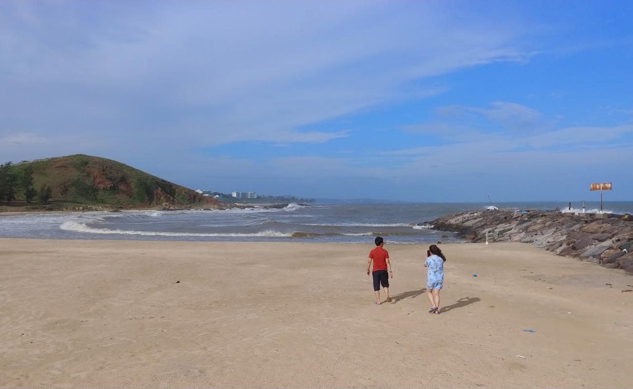 Romana beach'in fotoğrafı açık bej kum yüzey ile