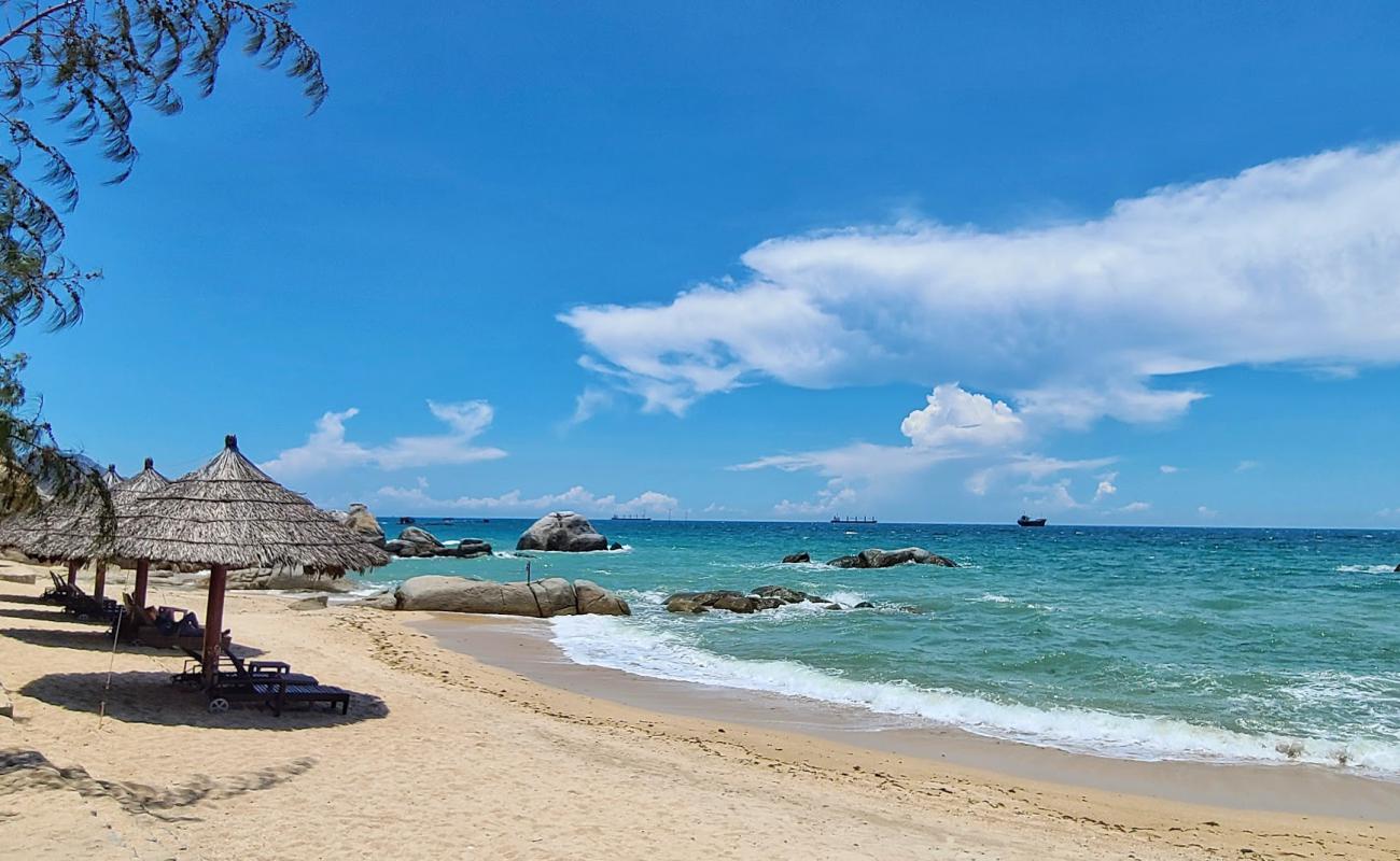 Ca Na Beach'in fotoğrafı açık bej kum yüzey ile