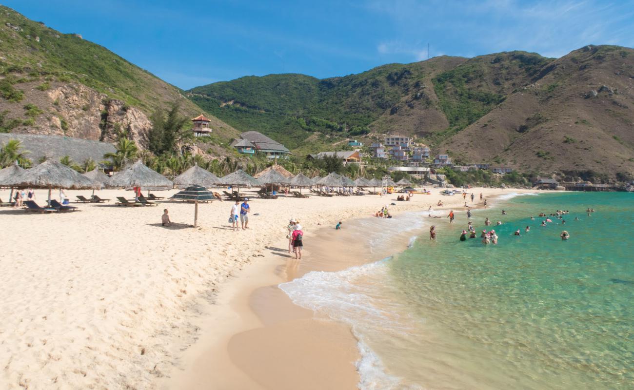 Ky Co Beach'in fotoğrafı parlak kum yüzey ile