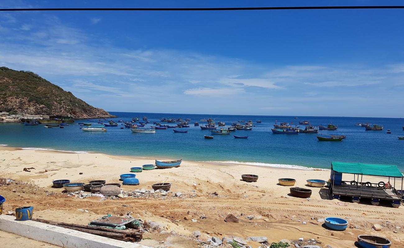 Xuong Ly Beach'in fotoğrafı parlak kum yüzey ile