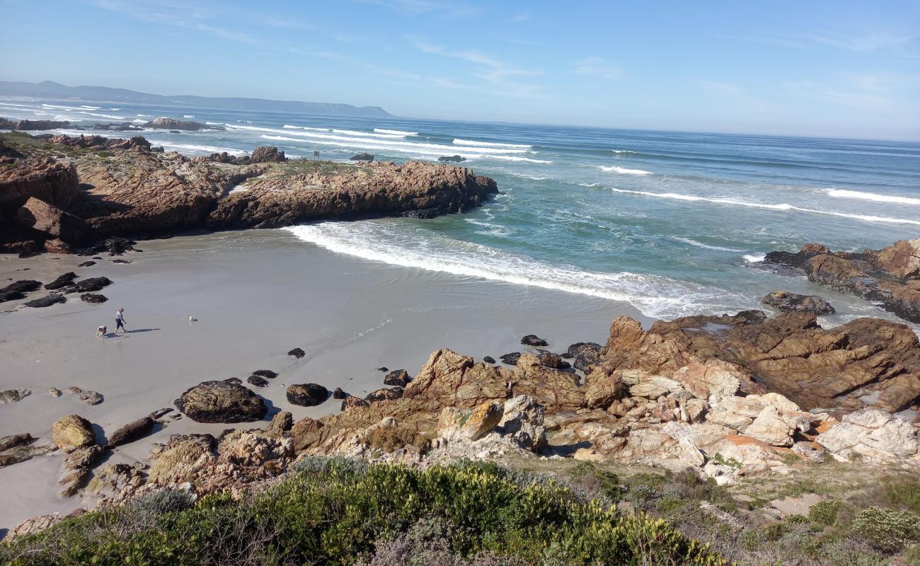 Langbaai beach'in fotoğrafı parlak ince kum yüzey ile