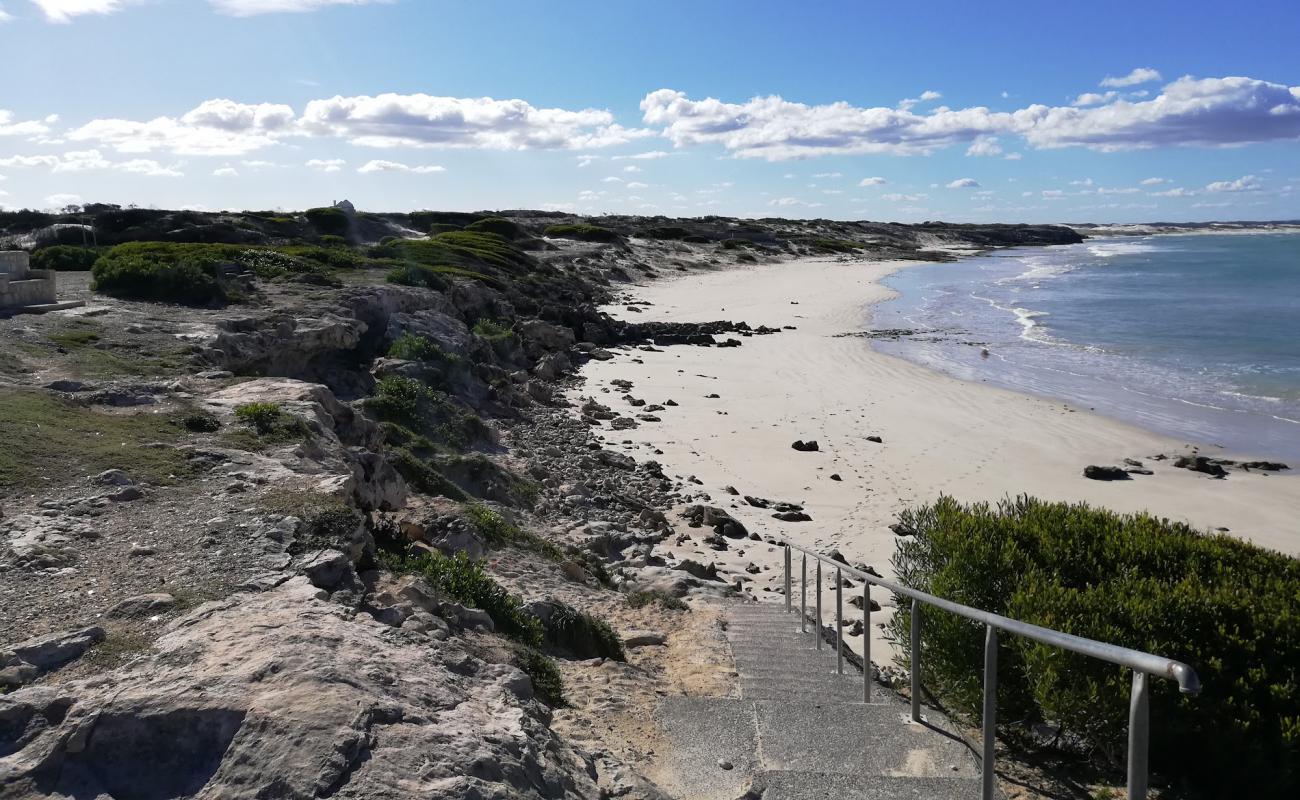 Arniston beach'in fotoğrafı i̇nce bej kum yüzey ile