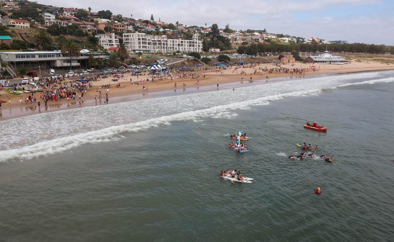 Santos beach'in fotoğrafı parlak ince kum yüzey ile