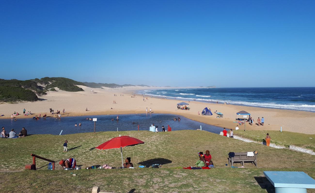 Boknesstrand'in fotoğrafı i̇nce bej kum yüzey ile