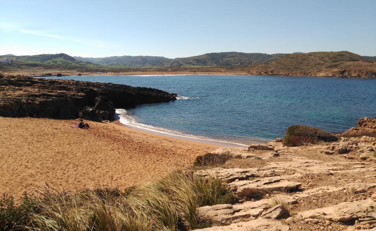 Caleta de s'Elisabet'in fotoğrafı kahverengi kum yüzey ile