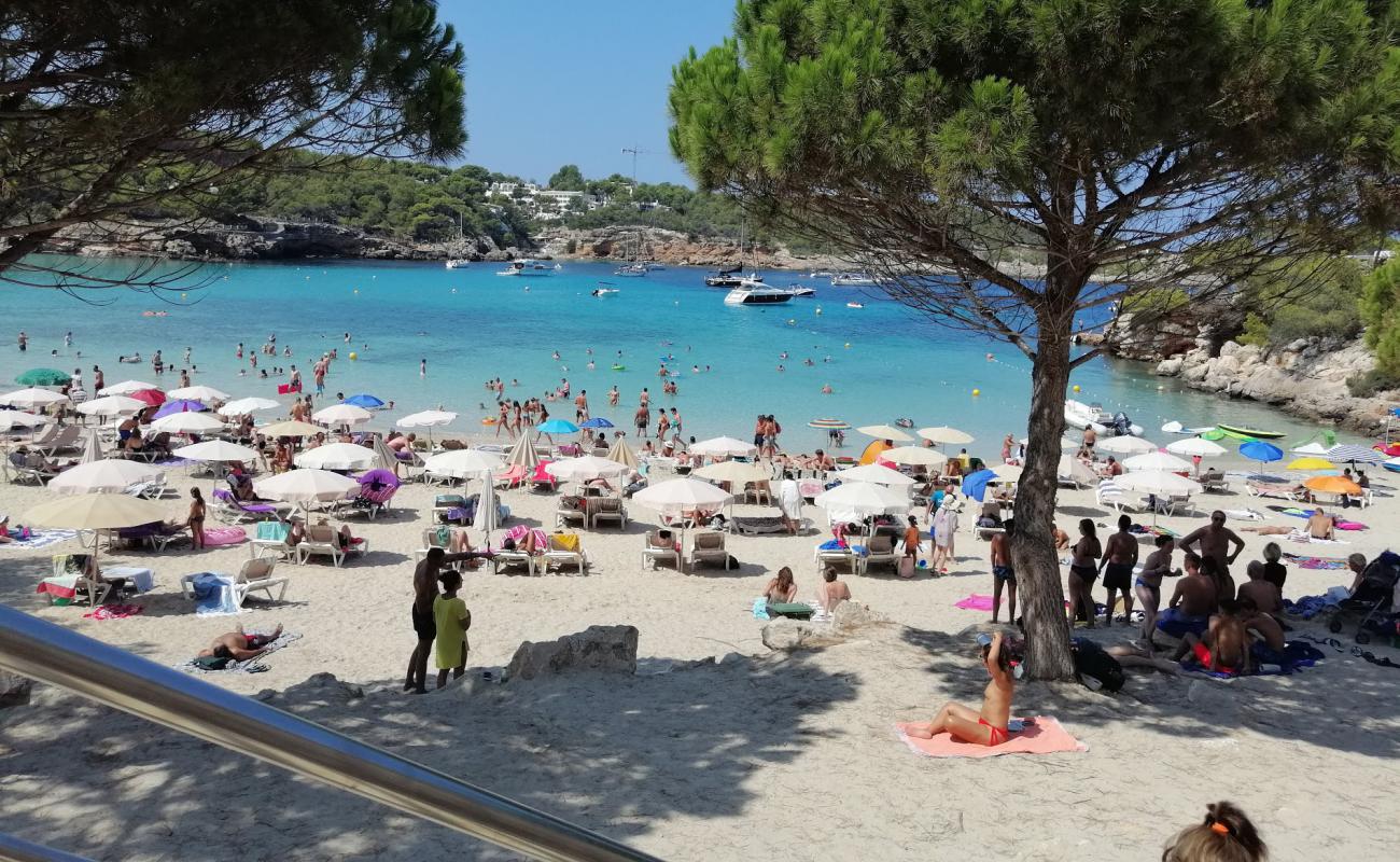 Portinatx Plajı'in fotoğrafı i̇nce bej kum yüzey ile