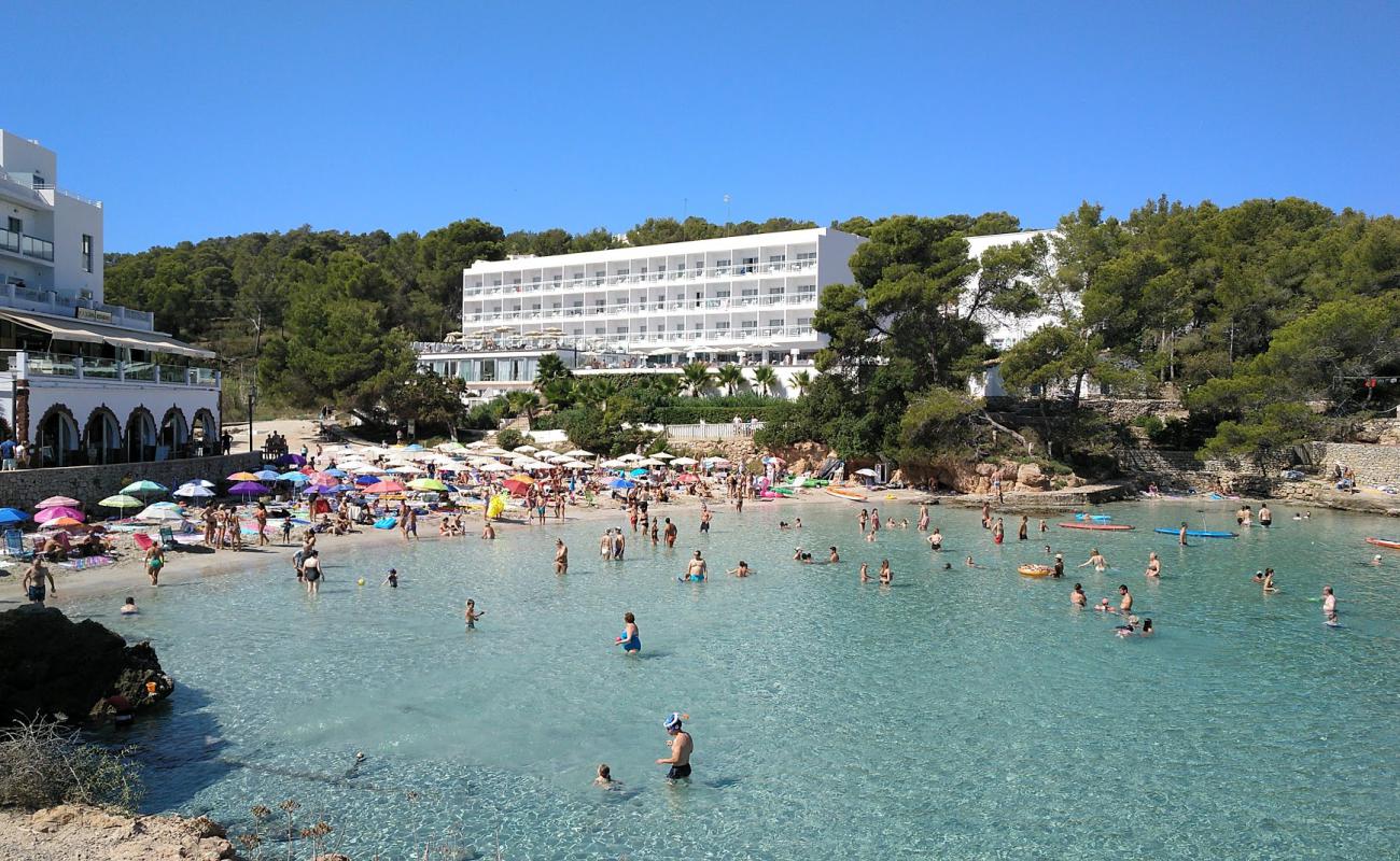 Portinatx Beach II'in fotoğrafı i̇nce bej kum yüzey ile