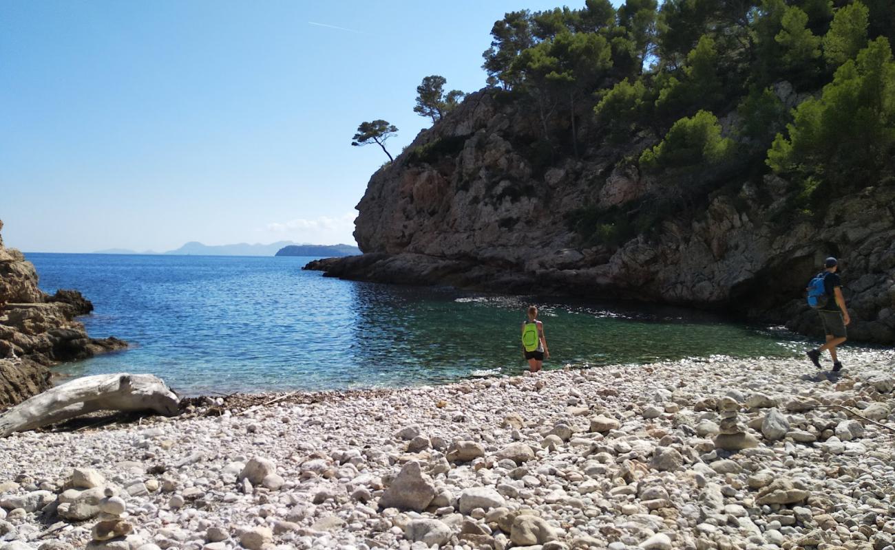 Cala en Feliu Beach'in fotoğrafı taşlar yüzey ile