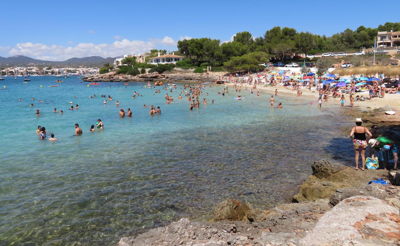 Playa S' Arenal'in fotoğrafı i̇nce bej kum yüzey ile