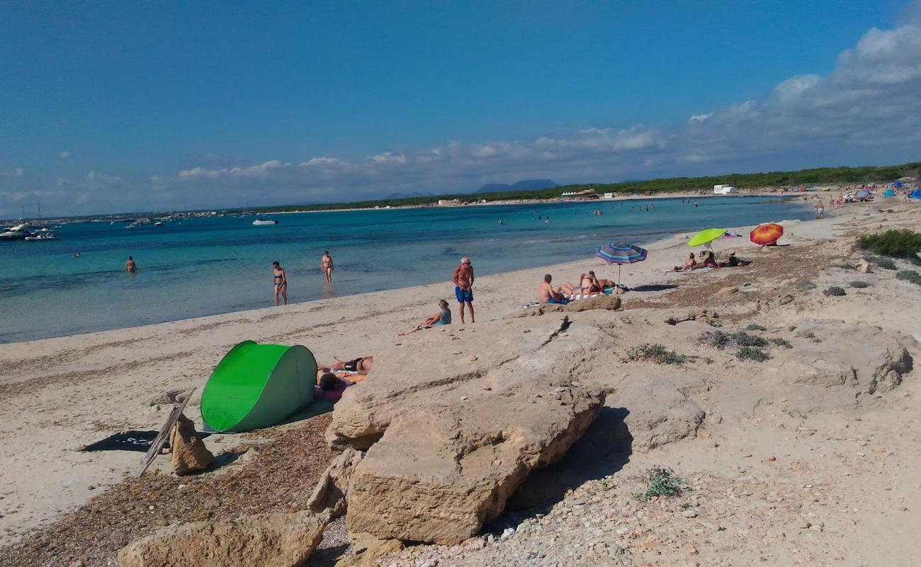 Platja des Peregons'in fotoğrafı parlak ince kum yüzey ile