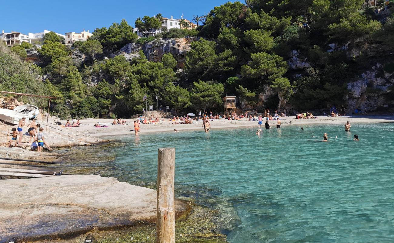 Cala Pi Plajı'in fotoğrafı i̇nce beyaz kum yüzey ile