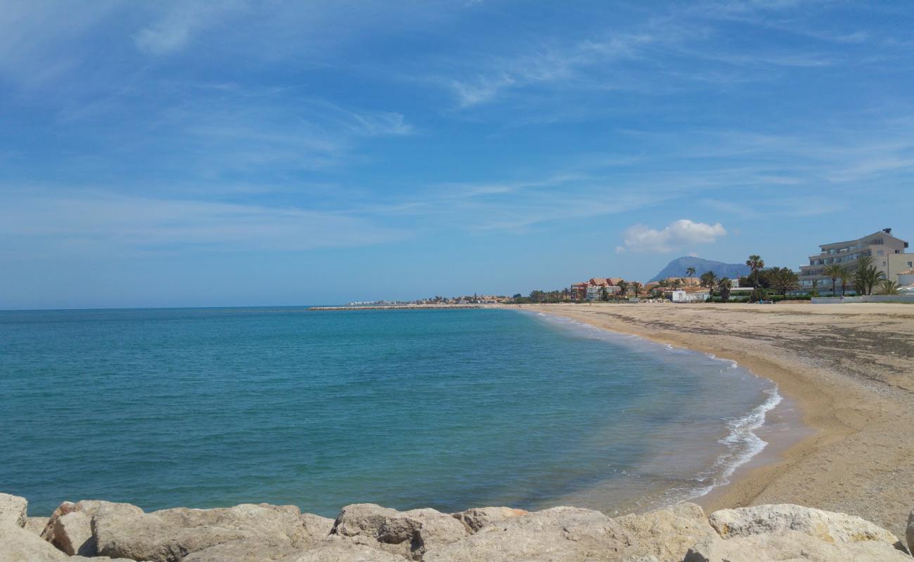 Playa el Vergel'in fotoğrafı kahverengi kum yüzey ile