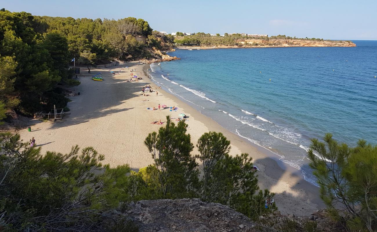 Platja Cap Roig'in fotoğrafı parlak kum yüzey ile