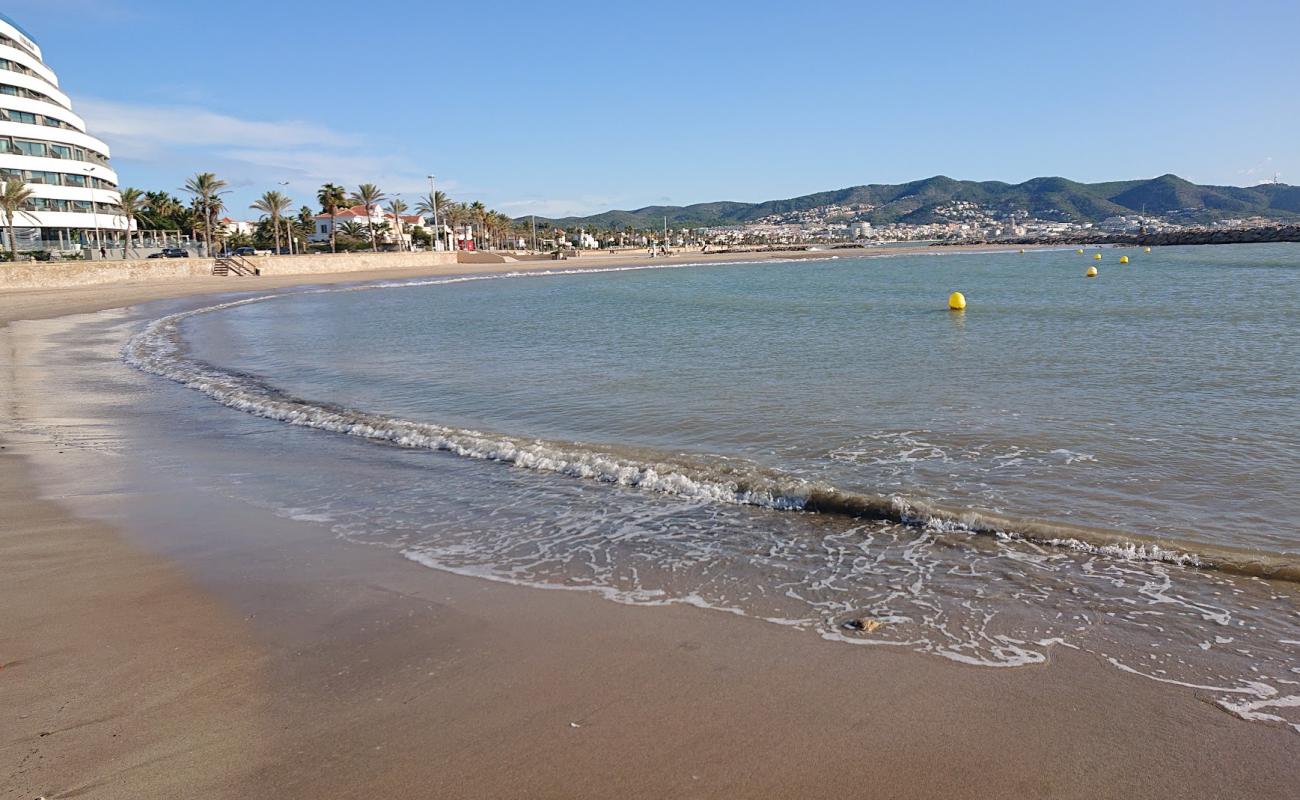 Platja Terramar'in fotoğrafı açık bej kum yüzey ile