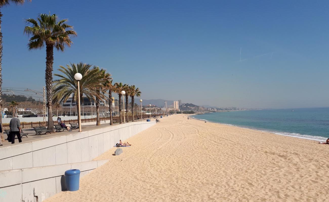 Platja del Cristall'in fotoğrafı açık bej kum yüzey ile