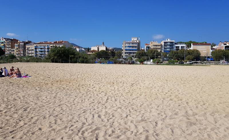 Playa de la Picordia'in fotoğrafı parlak kum yüzey ile