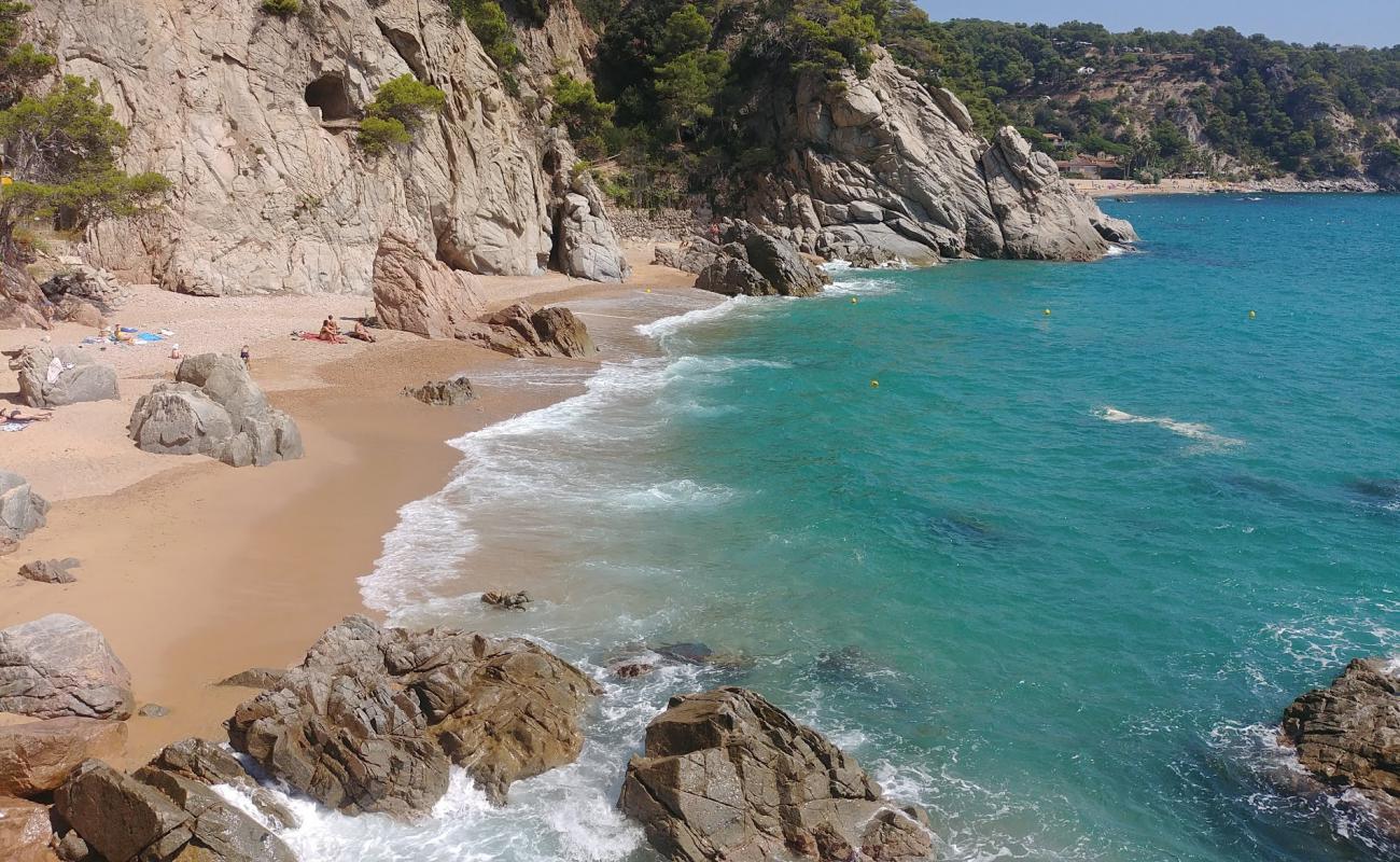 Portopi Plajı'in fotoğrafı i̇nce bej kum yüzey ile