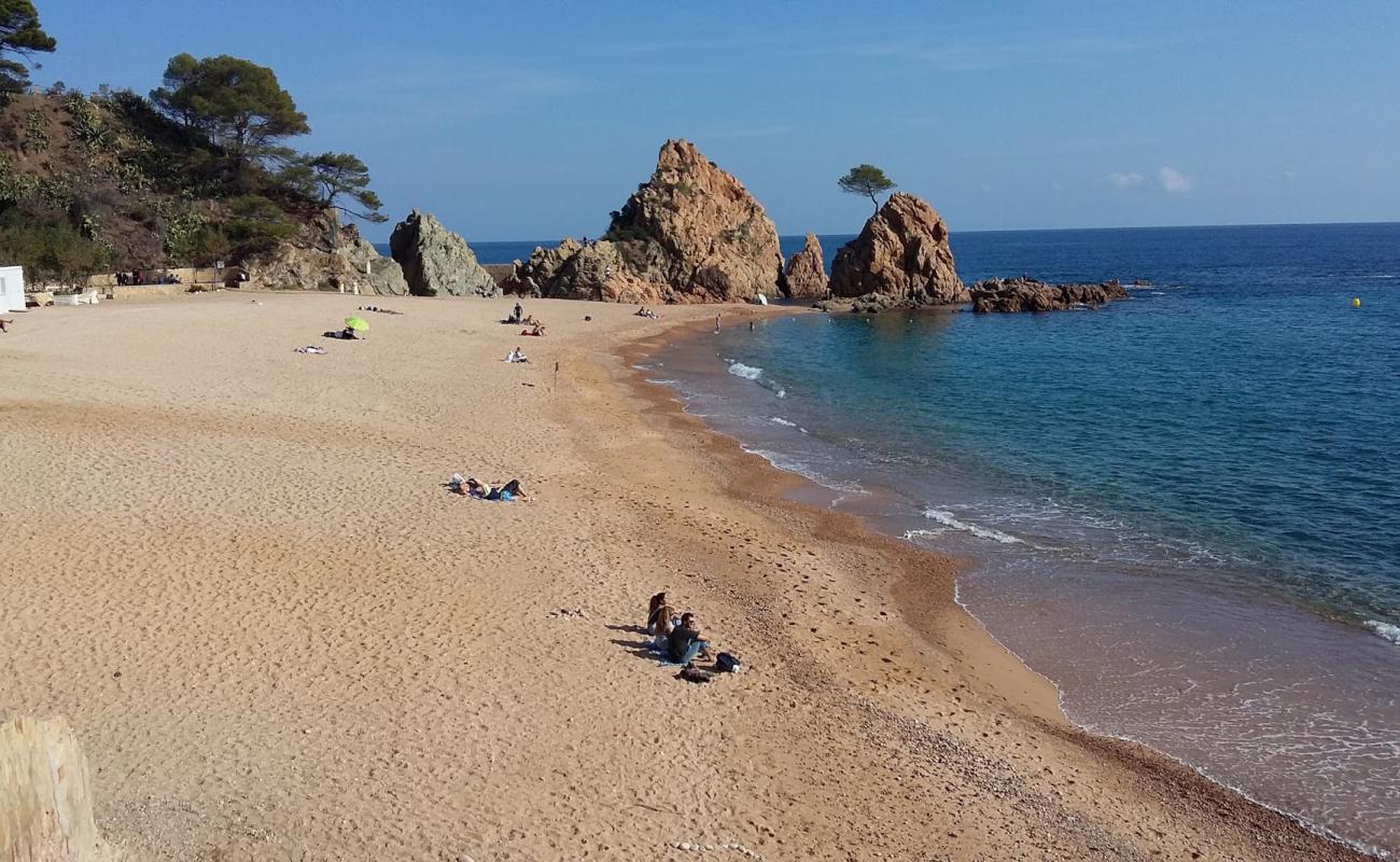 Mar Menuda Plajı'in fotoğrafı bej kabuklu kum yüzey ile