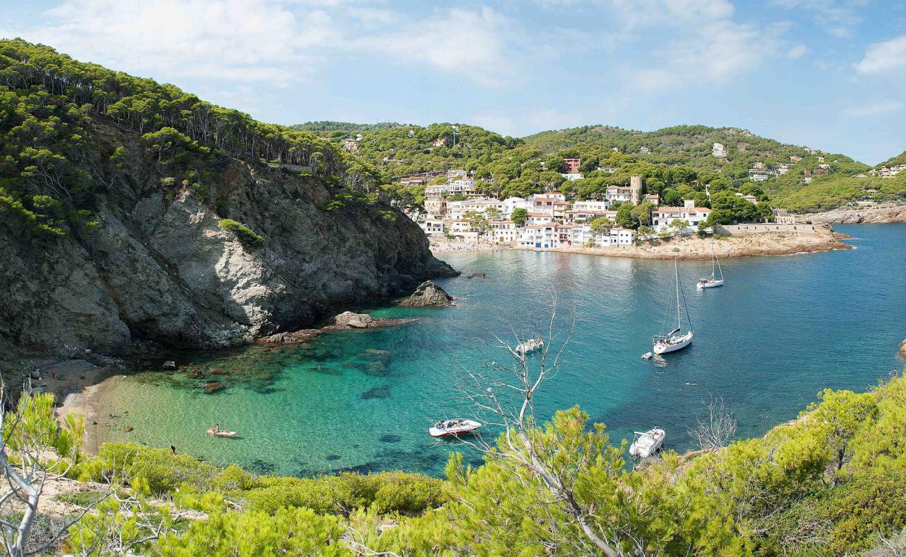 Platja Sa Tuna II'in fotoğrafı bej kum ve kayalar yüzey ile